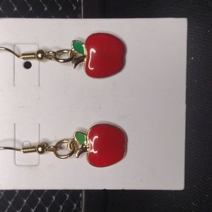 Red Apple Earrings